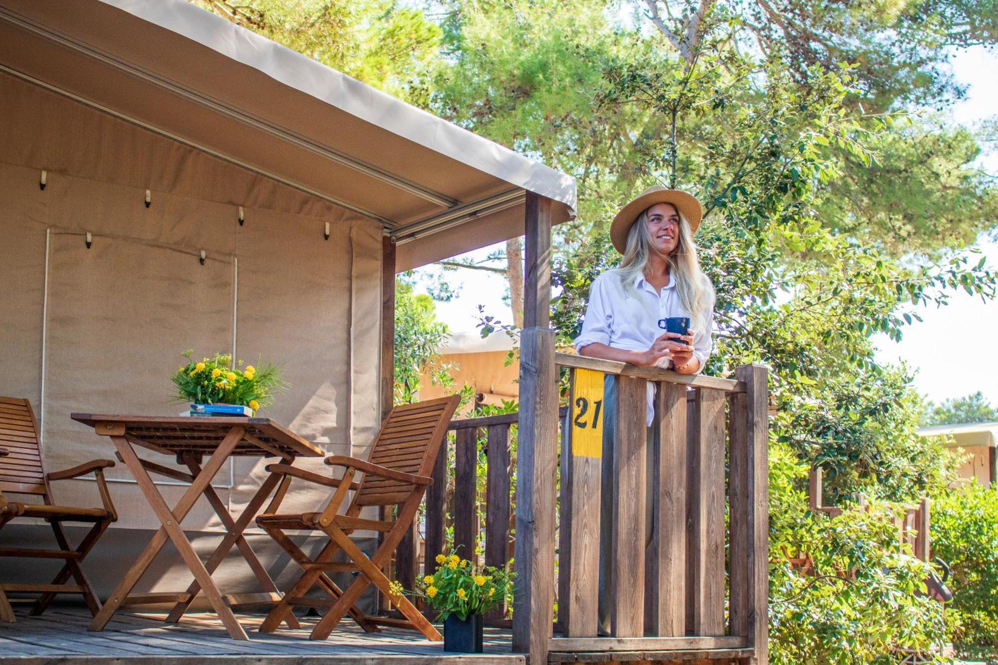 Zaton Holiday Resort Glamping Tents Nin Esterno foto